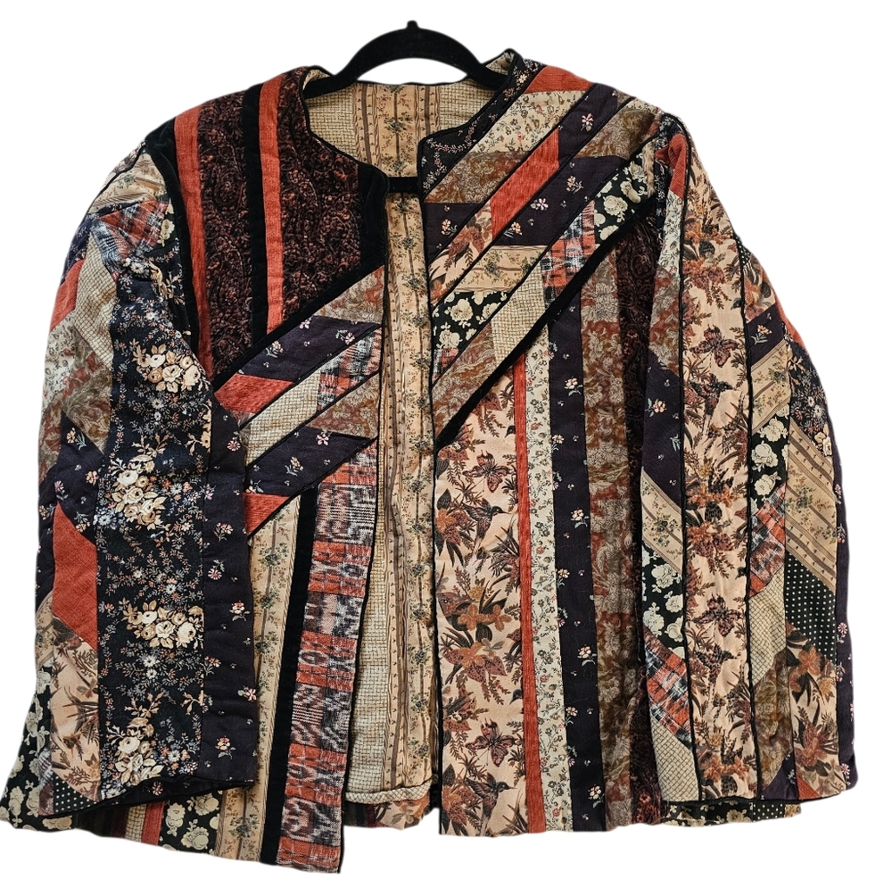 Patchwork Floral Jacket - image 2